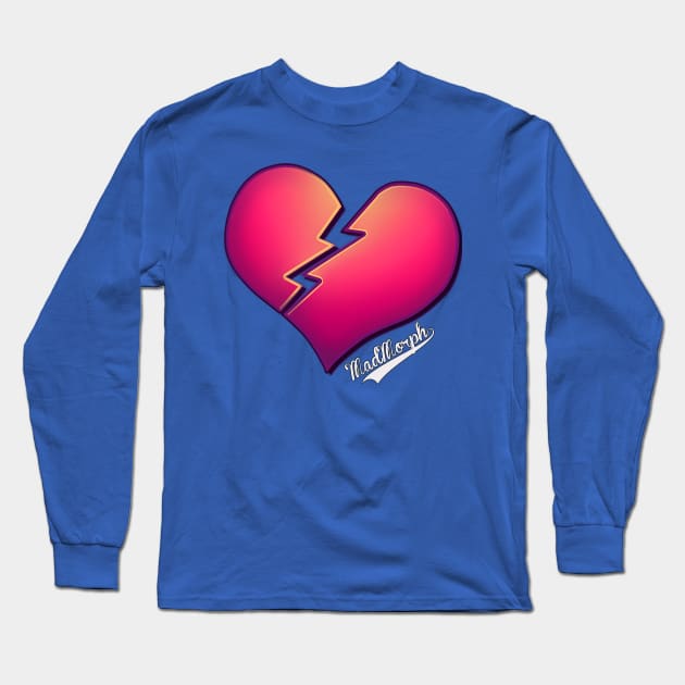 Broken Heart Long Sleeve T-Shirt by MadMorph